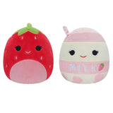 Squishmallows - Flip A Mallow 13 cm P15 - Scarlet the Strawberry/Amelie the Milkshake Squishmallows