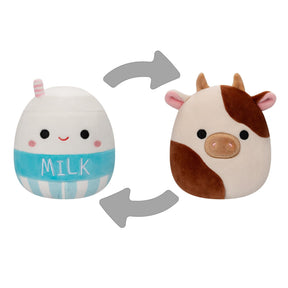 Squishmallows - Flip A Mallow 13 cm P17 - Ronnie The Cow/Melly The Milk Carton Squishmallows