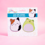 Squishmallows - Iron on Patches Cam & Wendy - Vibrant Squishmallows