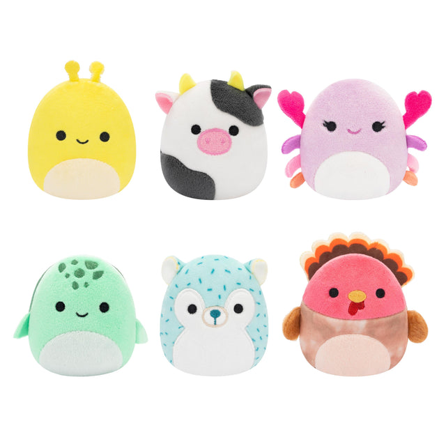 Squishmallows - Micromallows 6-pack Plush - Cailey, Hasani, Connor, Zarina, Gavi, Cole Squishmallows