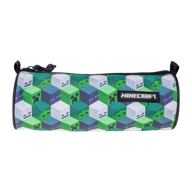 Stor - Minecraft Round Pencil Case - 22 x 7 cm Stor