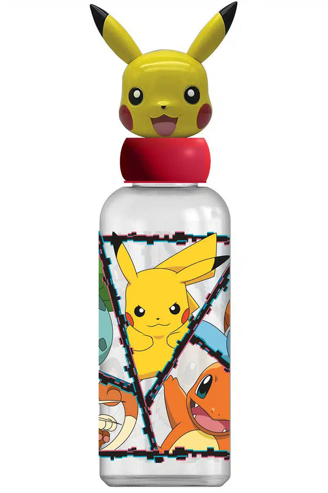 Stor - Water Bottle w/3D Figurine 560 ml - Pokémon (088808723-10127) Stor