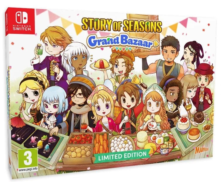 Story of Seasons: Grand Bazaar (Begränsad upplaga) Nintendo Switch
