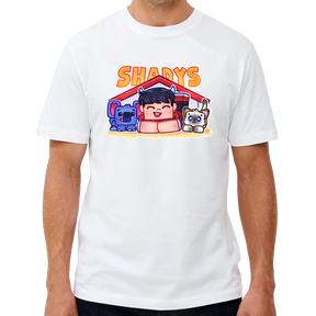 Shadys Kæledyr Tee - Hvid ShadysMC