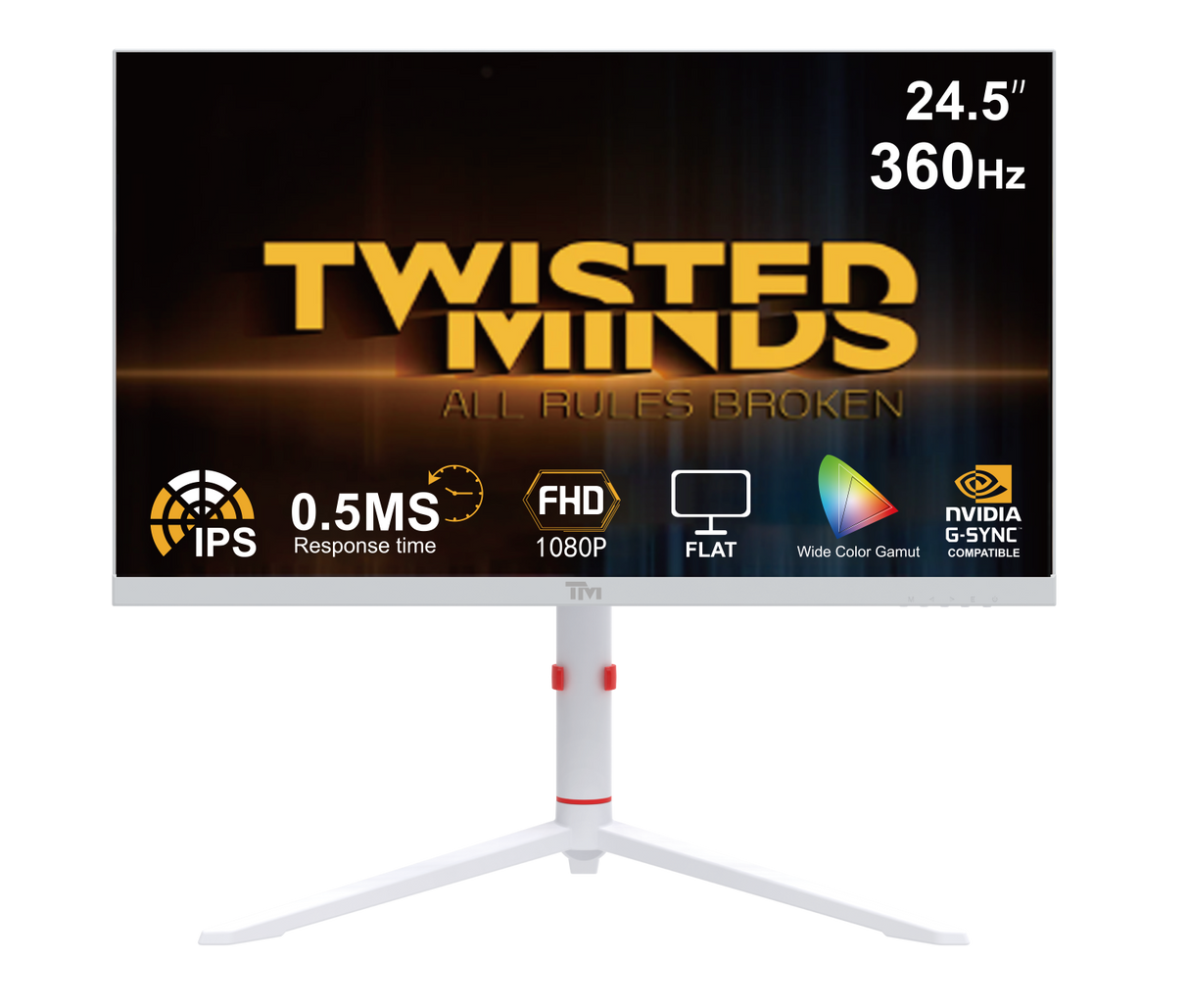 TWISTED MINDS ARTIC PRO SERIES 24" FHD - 360H  - WHITE