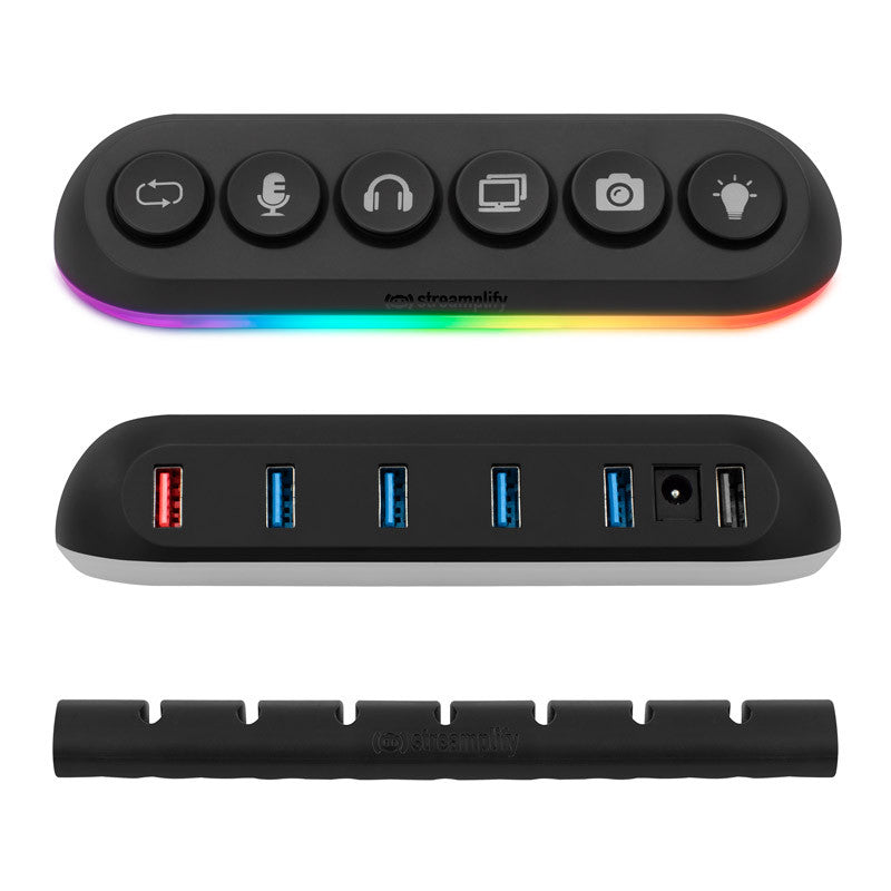 Streamplify HUB DECK 5 Slot, RGB, 12V - black