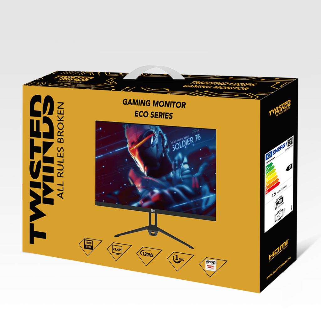 TWISTED MINDS 22” FHD Gaming Skærm – 120Hz