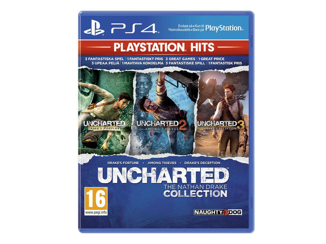 Uncharted: The Nathan Drake Collection (Playstation Hits) – PS4 – produktbillede