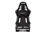 Next Level Racing ES3 Elite racersæde – Fibreglass Edition, sort – forside