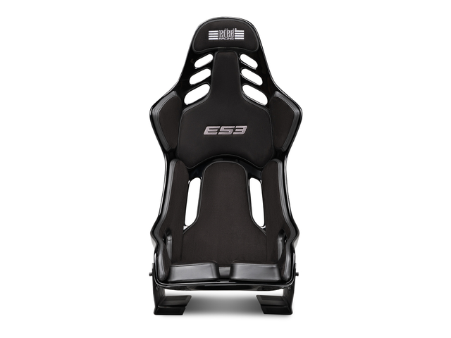 Next Level Racing ES3 Elite racersæde – Fibreglass Edition, sort – forside
