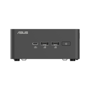 ASUS NUC 15 Pro Tall sort mini-PC set skråt forfra