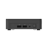 ASUS NUC 13 Pro Slim sort mini-PC med USB og headsetstik foran
