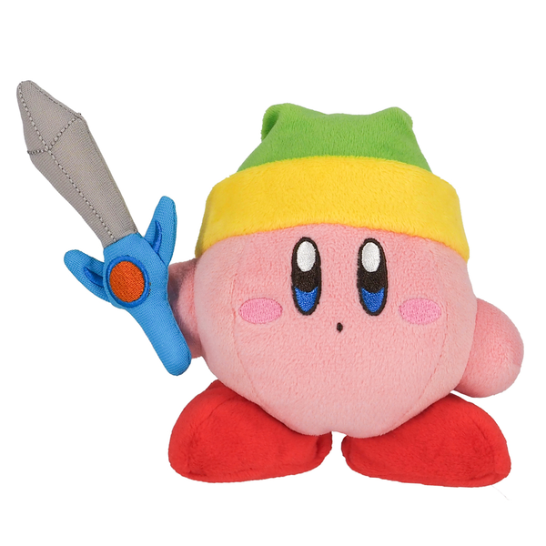 Nintendo Kirby med sværd bamse – 12 cm
