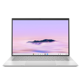 ASUS CX5403CMA-QM1160 i Fog Silver, åben computer set forfra