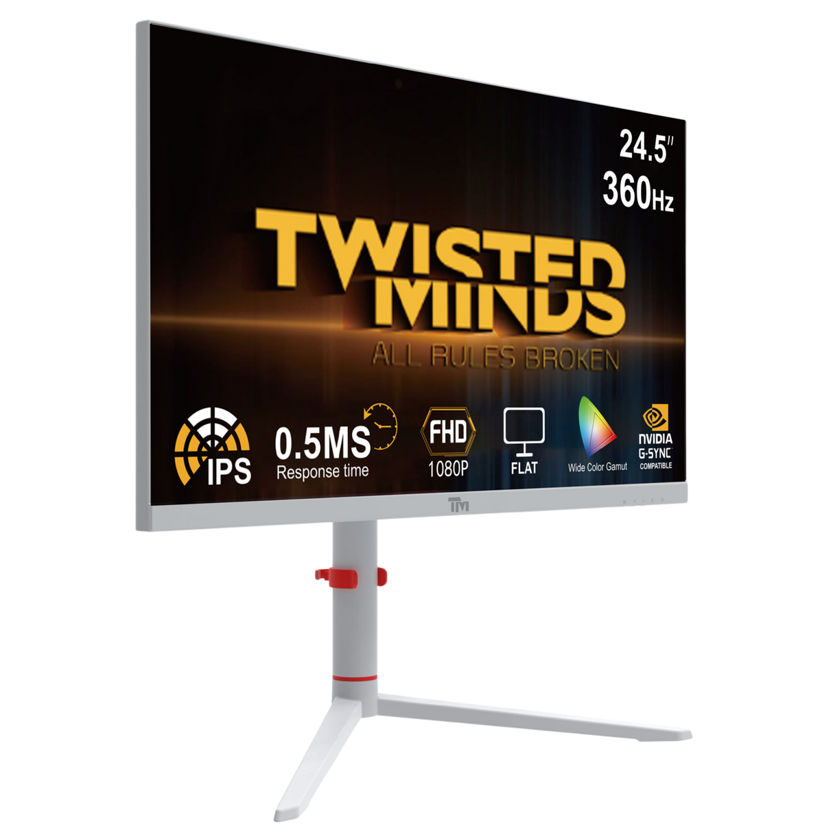 TWISTED MINDS ARTIC PRO SERIES 24" FHD - 360H  - WHITE