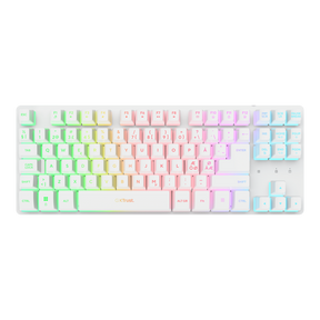 Trust GXT 831W Thado TKL Trådløst Gaming-tastatur – Hvid