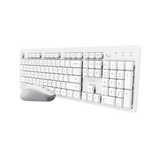 Trust Ody II Trådløst Tastatur og Mus – Hvid, Nordisk