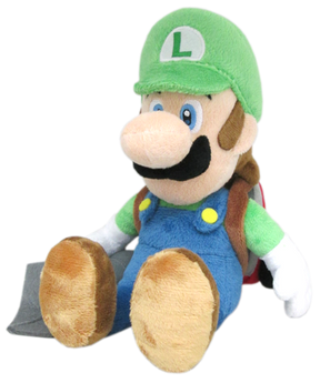 Luigi’s Mansion Luigi med Poltergust Bamse – 25 cm