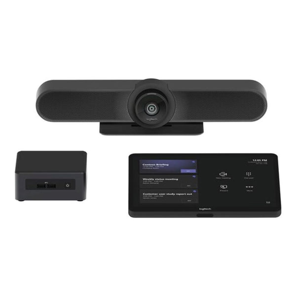 Logitech Teams Rooms Small Bundle – Tap, MeetUp, ASUS NUC