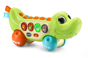 VTech Tril & Syng alligator – grønt skubbelegetøj