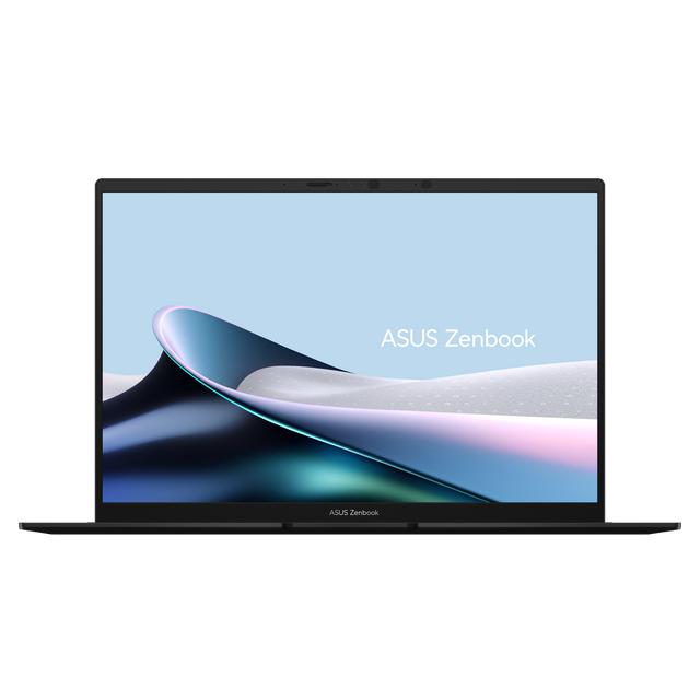 ASUS UM3406KA-QD238W i Jade Black, åben computer set forfra