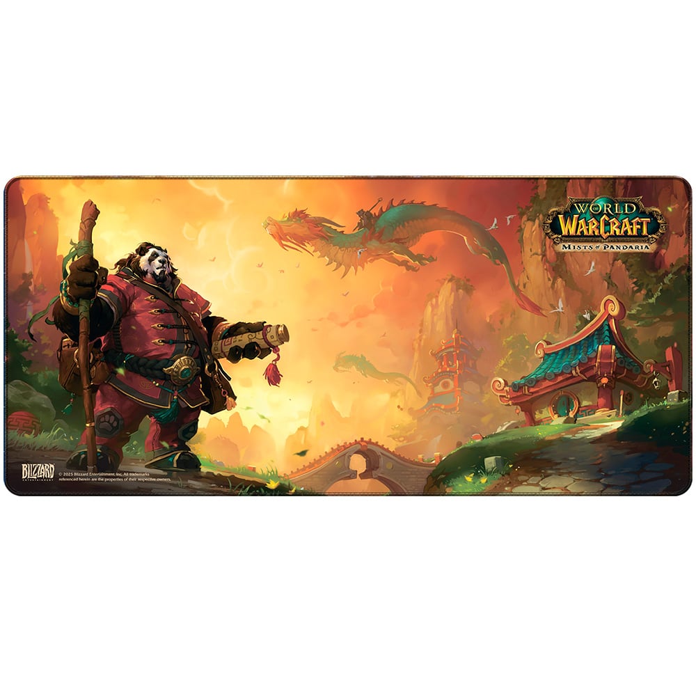 World of WarCraft - Pandaren With Lanters - Mousepad Blizzard
