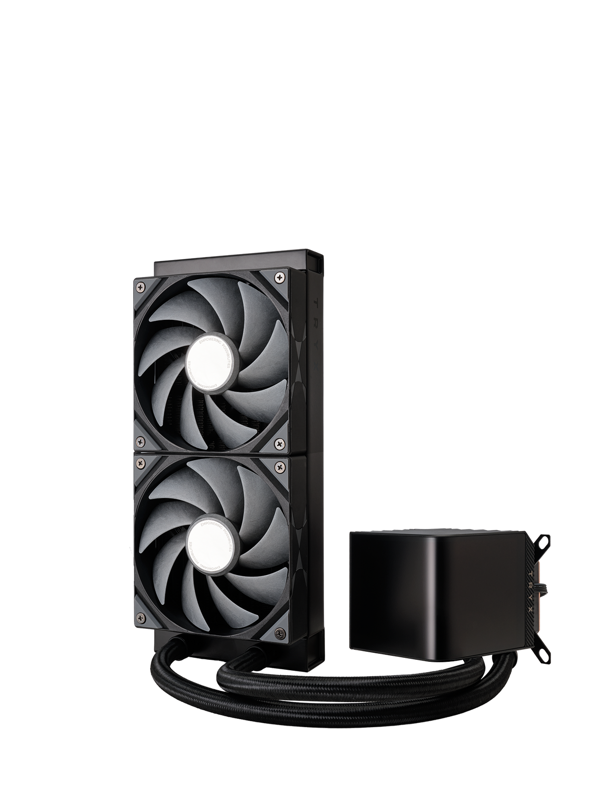 TRYX PANORAMA 240mm AIO Liquid Cooler Sort TRYX