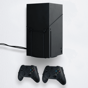 Floating Grip Standard Bundle – vægbeslag til Xbox Series X – sort – vægbeslag i brug; konsol og controllere medfølger ikke