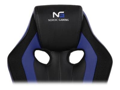 Nordic Gaming Challenger Gamer Stol Blå - PU Læder - Op til 120 KG Nordic Gaming