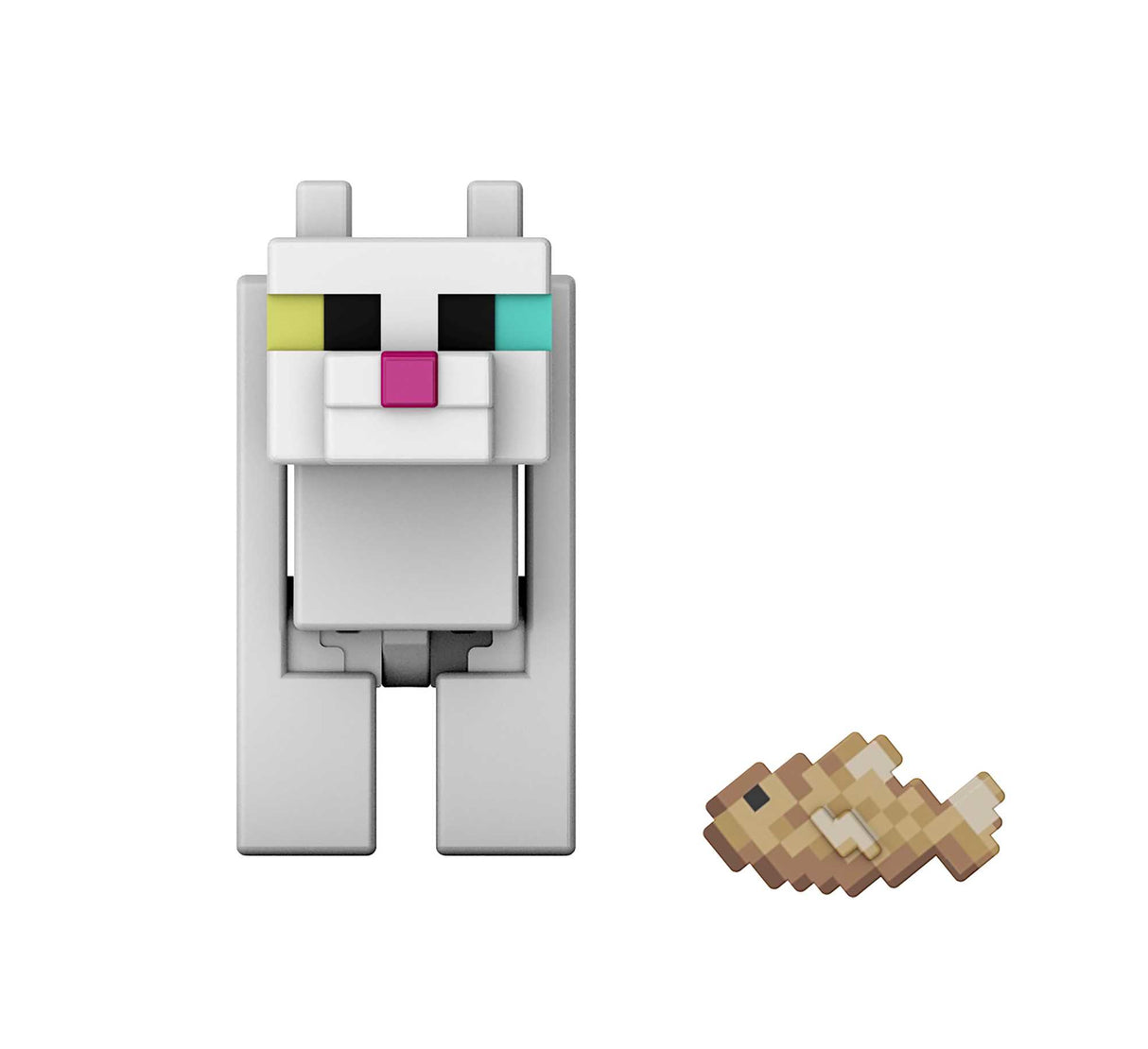 Minecraft - Biome Builds 8cm Figure - White Cat (HLB20)