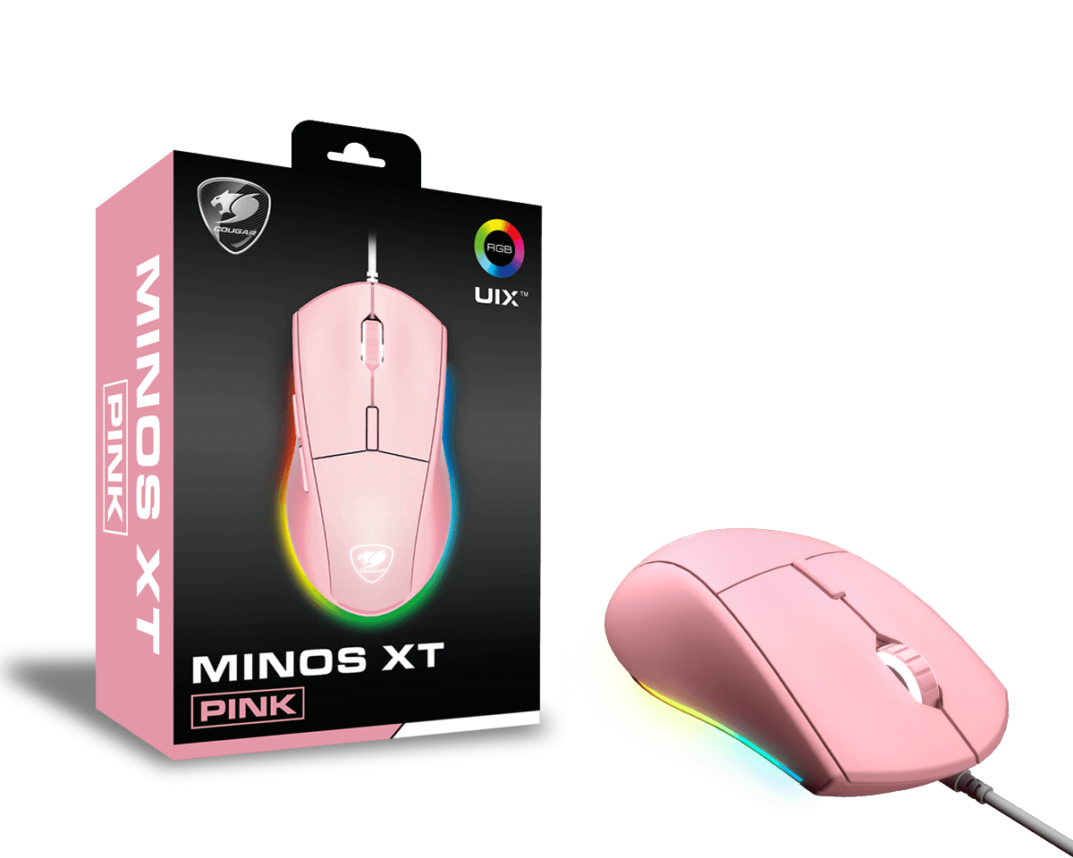 Cougar Mouse Minos XT Pink Gaming mus Cougar