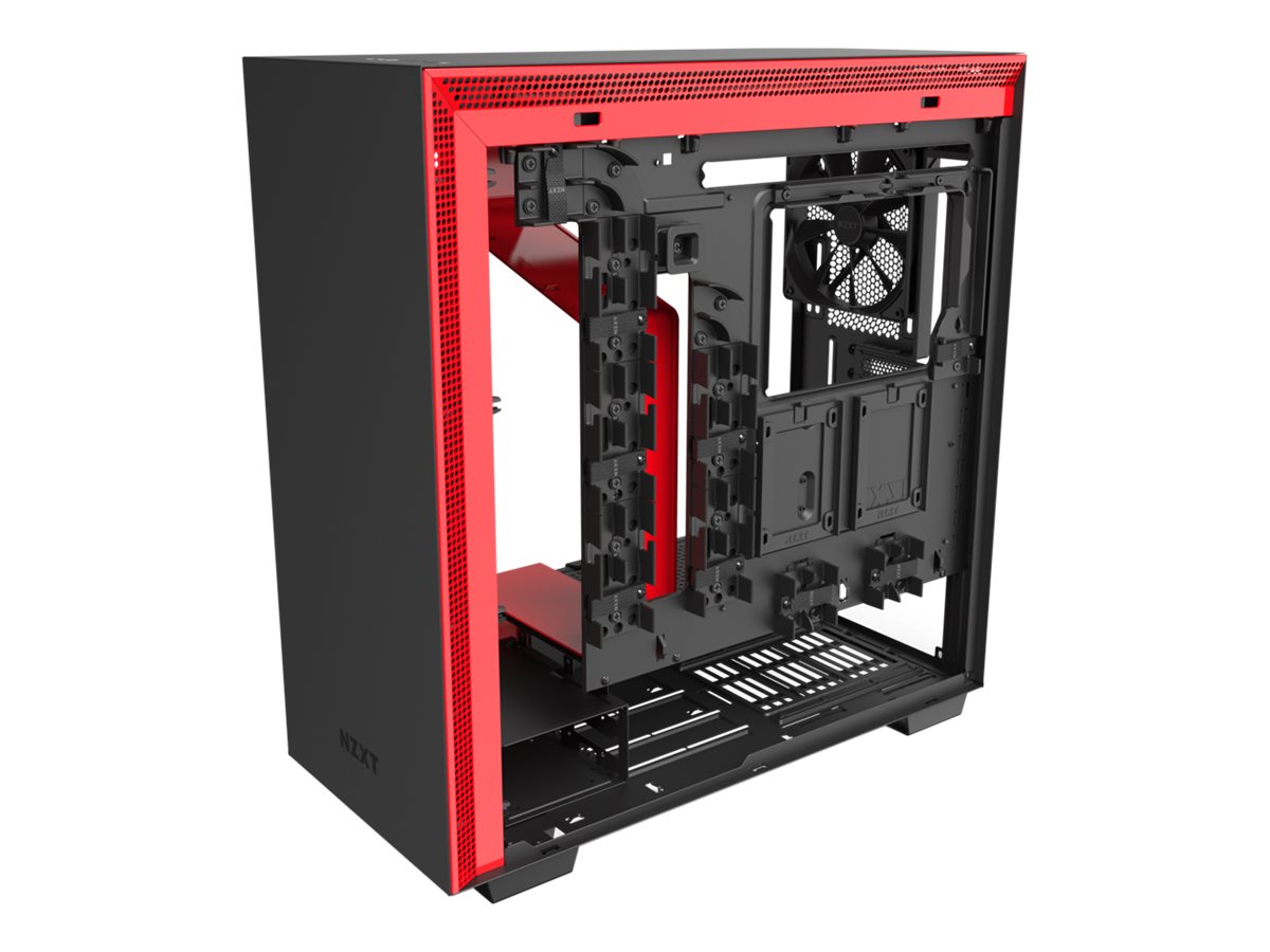 NZXT H series H710 Tårn Udvidet ATX Sort Rød NZXT