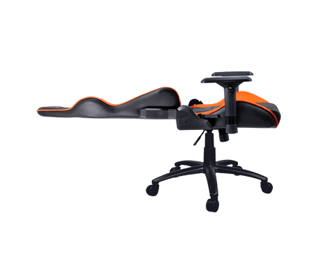 Cougar Armor Sort/Orange - Gamer stol - PU Læder - Op til 120 KG Cougar