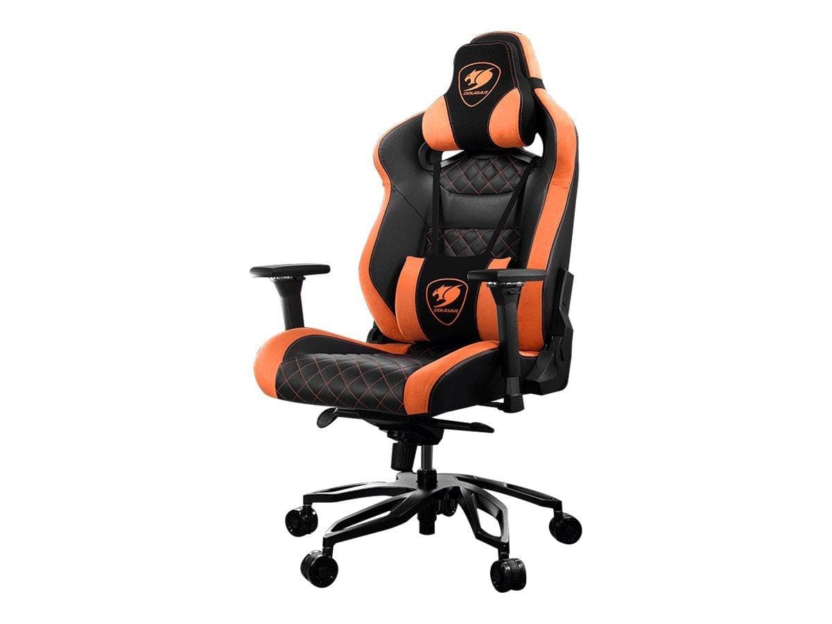 Cougar Armor Titan Pro Gaming Stol Sort Orange Cougar