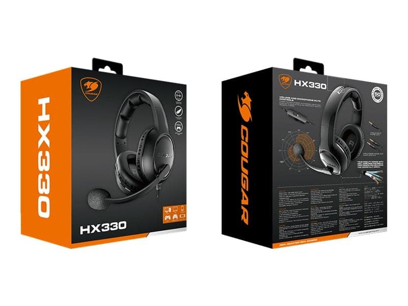 COUGAR HX330 Kabling Headset Sort Cougar