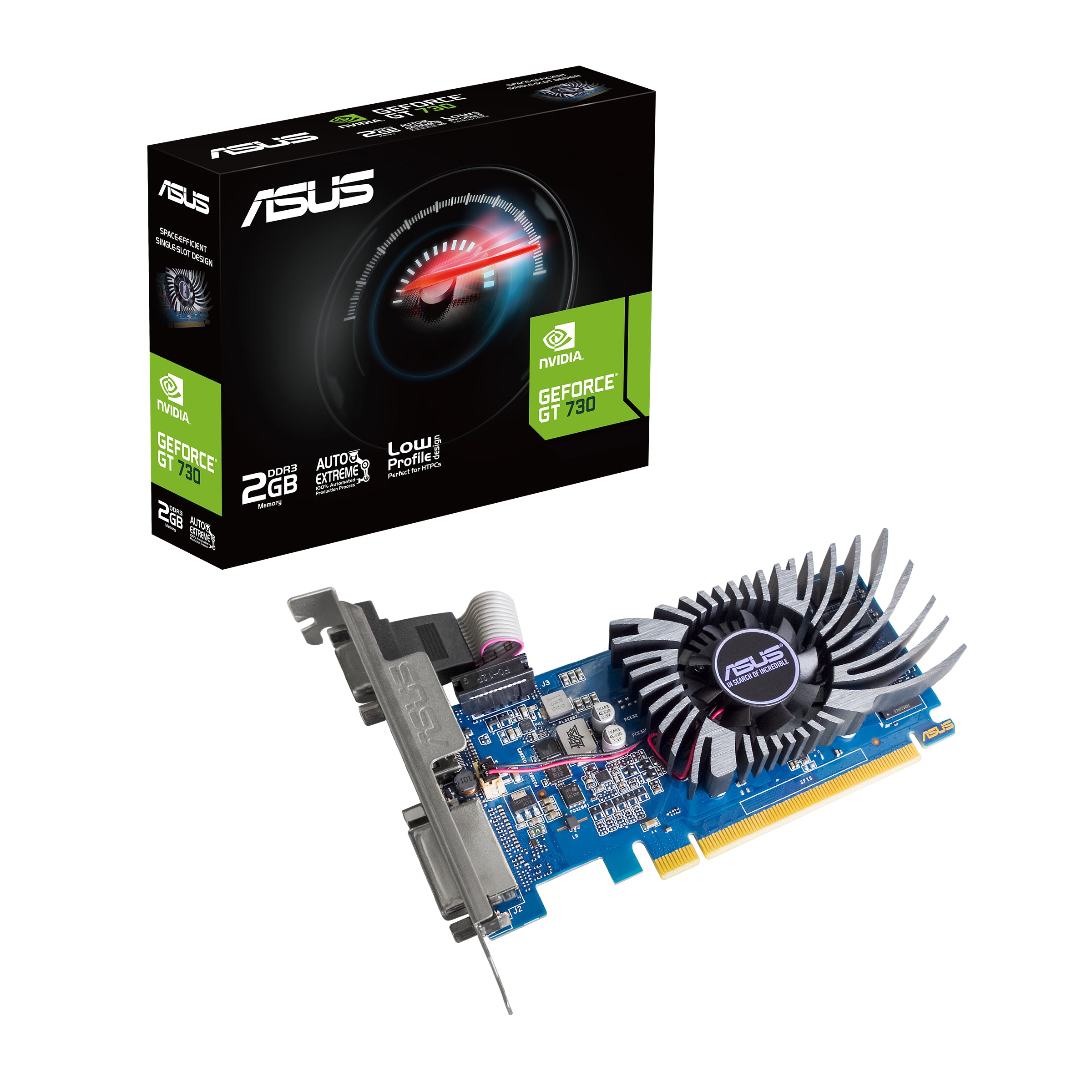 ASUS GeForce GT 730 2GB (with Low Profile-bracket) (GT730-2GD3-BRK-EVO)