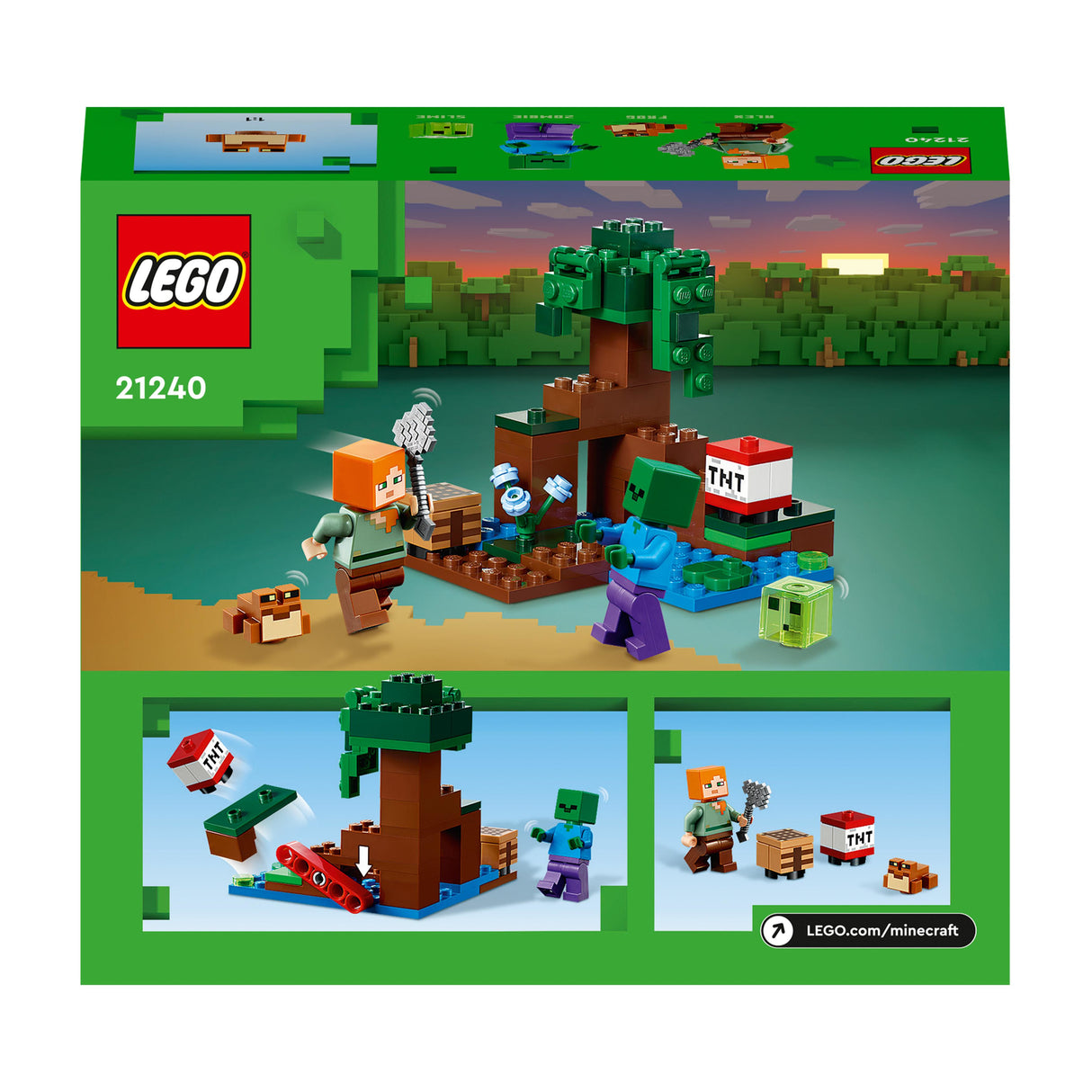 LEGO Minecraft 21240 The Swamp Adventure