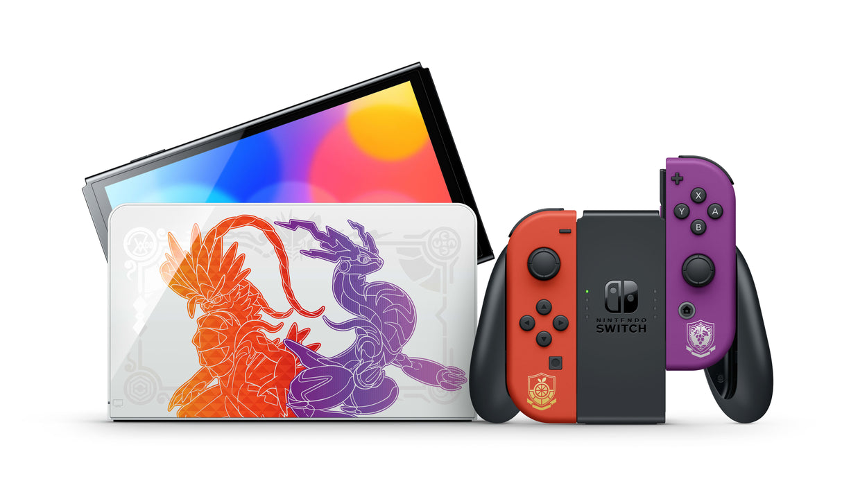 Nintendo Switch OLED Pokemon Crimson & Purple Edition