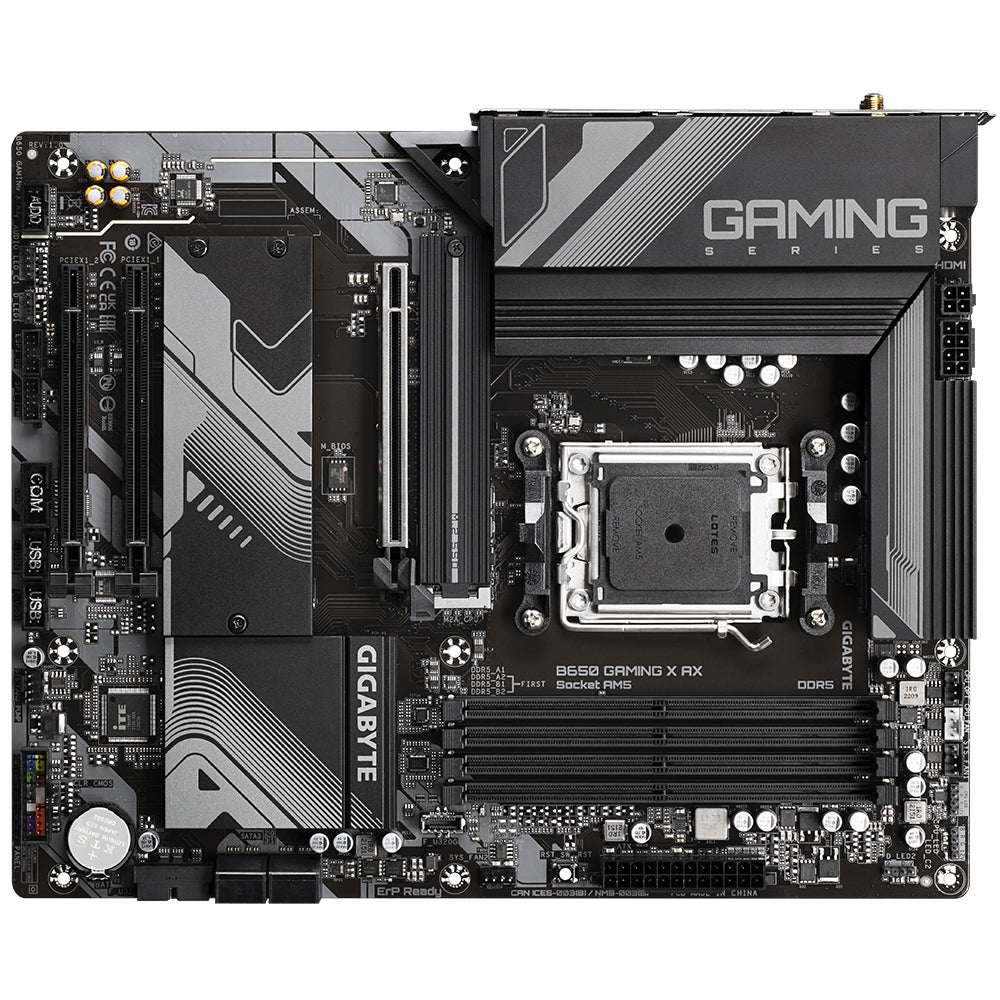GIGABYTE B650 GAMING X AX Bundkort - AMD B650 - AMD AM5 socket - DDR5 RAM - ATX
