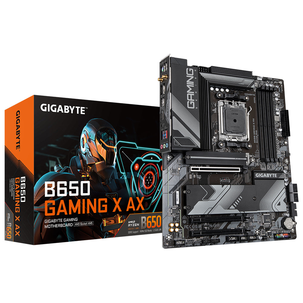 GIGABYTE B650 GAMING X AX Bundkort - AMD B650 - AMD AM5 socket - DDR5 RAM - ATX