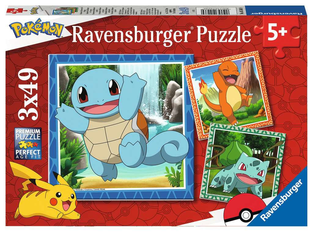 Ravensburger - Pokémon 3x49p - 05586