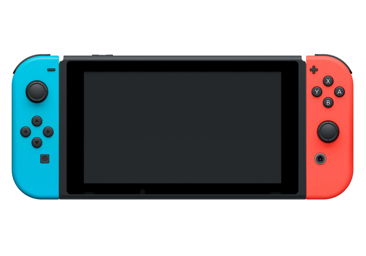 Nintendo Switch Console with Neon Red & Neon Blue Joy-Con (Upgraded Version)