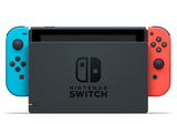 Nintendo Switch Console with Neon Red & Neon Blue Joy-Con (Upgraded Version)