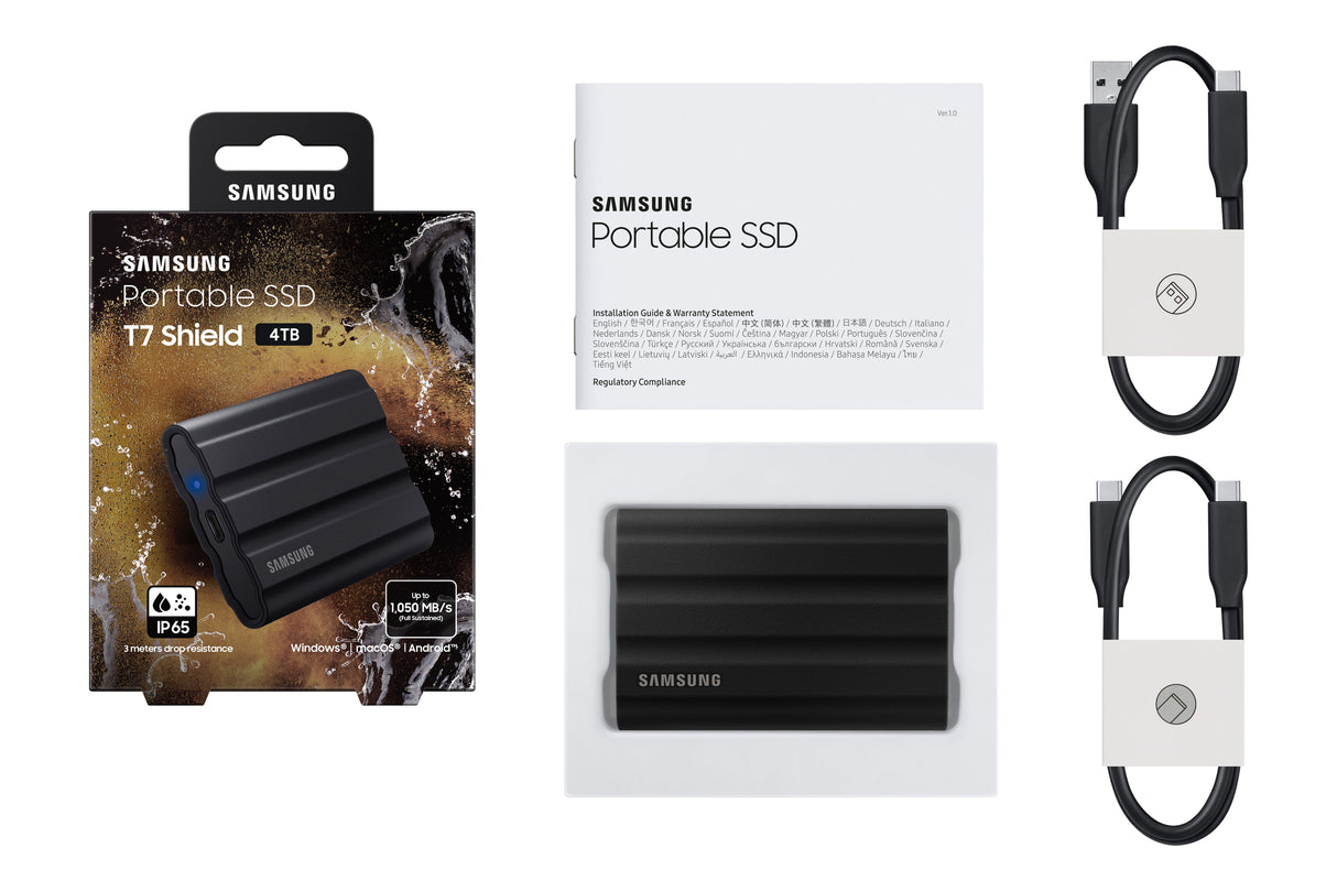 Samsung T7 Shield Solid state-drev MU-PE4T0S 4TB USB 3.2 Gen 2