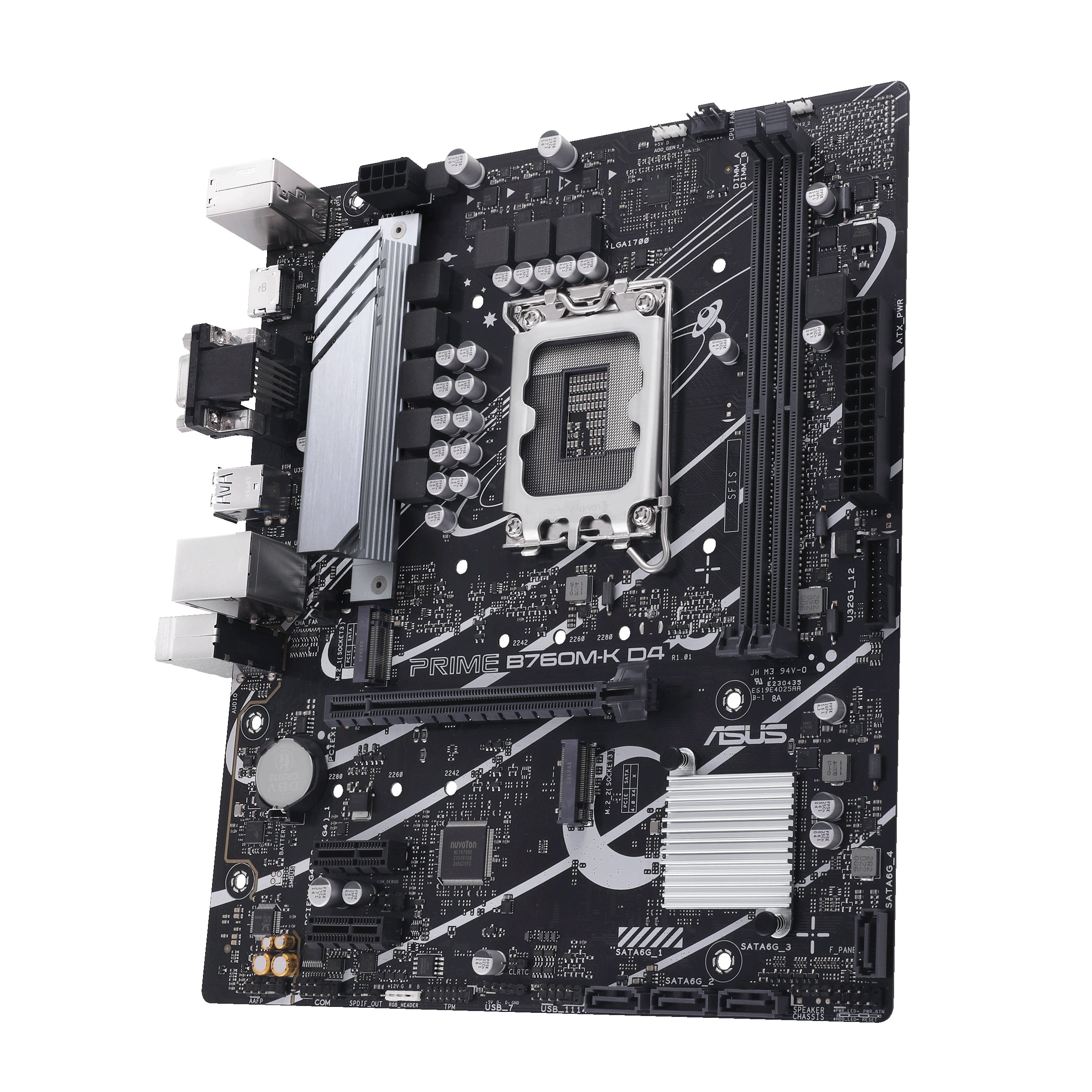 ASUS PRIME B760M-K D4 (mATX, B760, LGA 1700, DDR4)