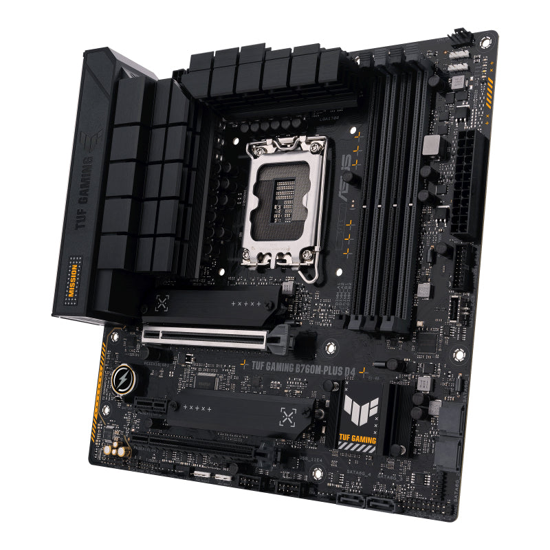 ASUS TUF GAMING B760M-PLUS D4 (mATX, B760, LGA 1700, DDR4)