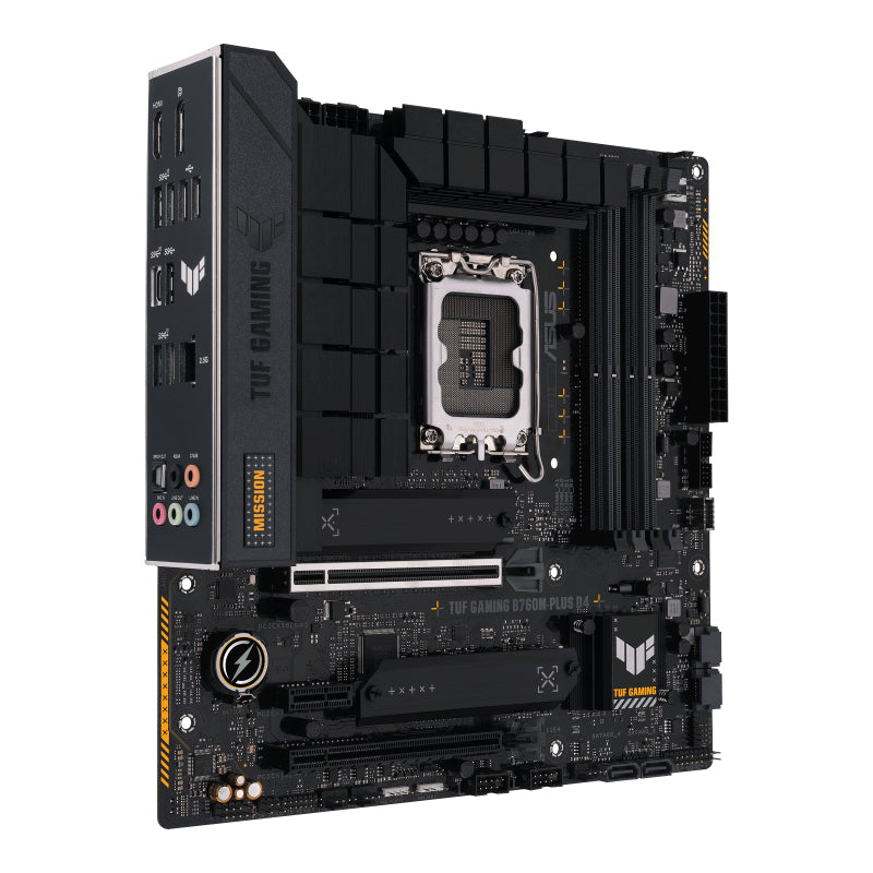 ASUS TUF GAMING B760M-PLUS D4 (mATX, B760, LGA 1700, DDR4)