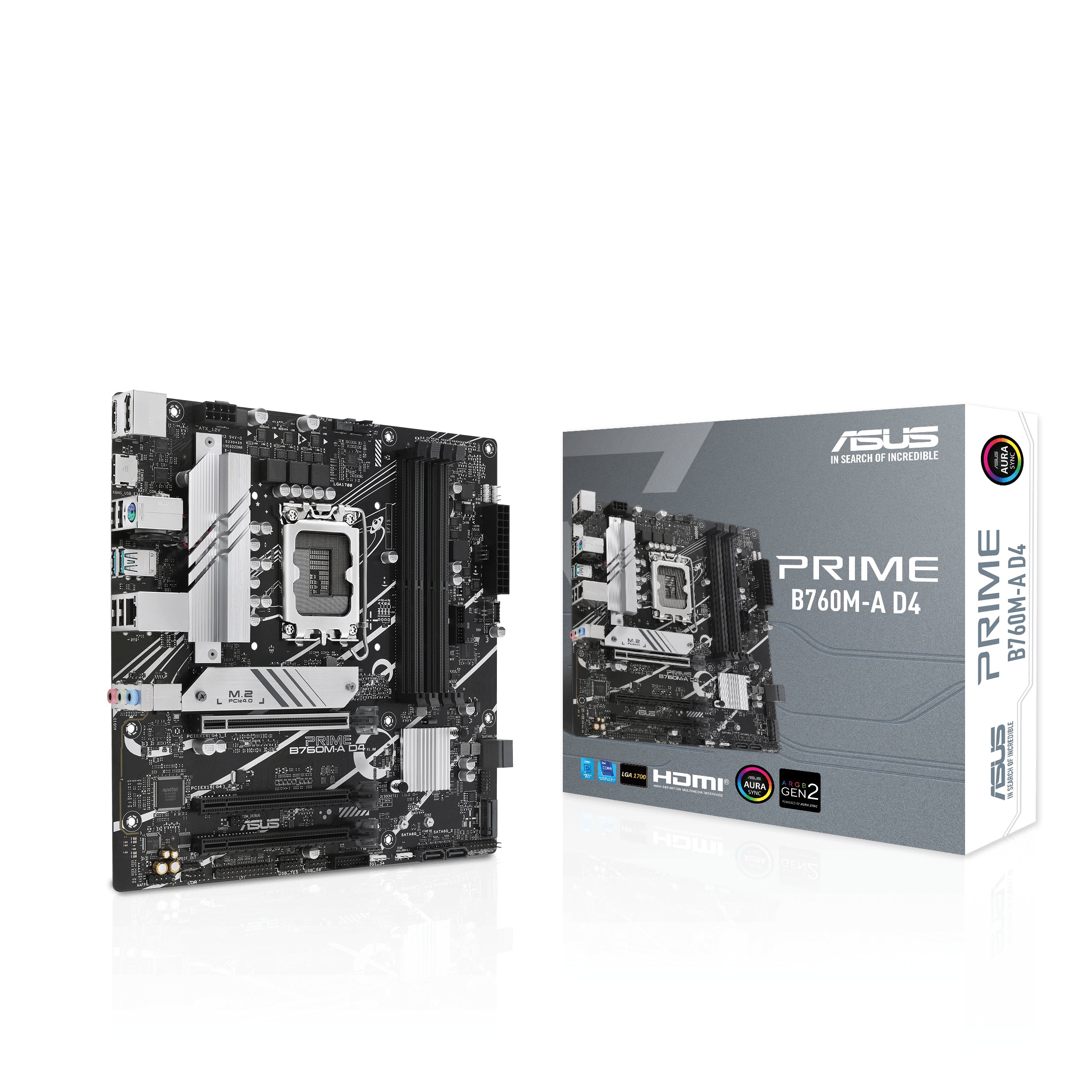 ASUS PRIME B760M-A D4 (mATX, B760, LGA 1700, DDR4)