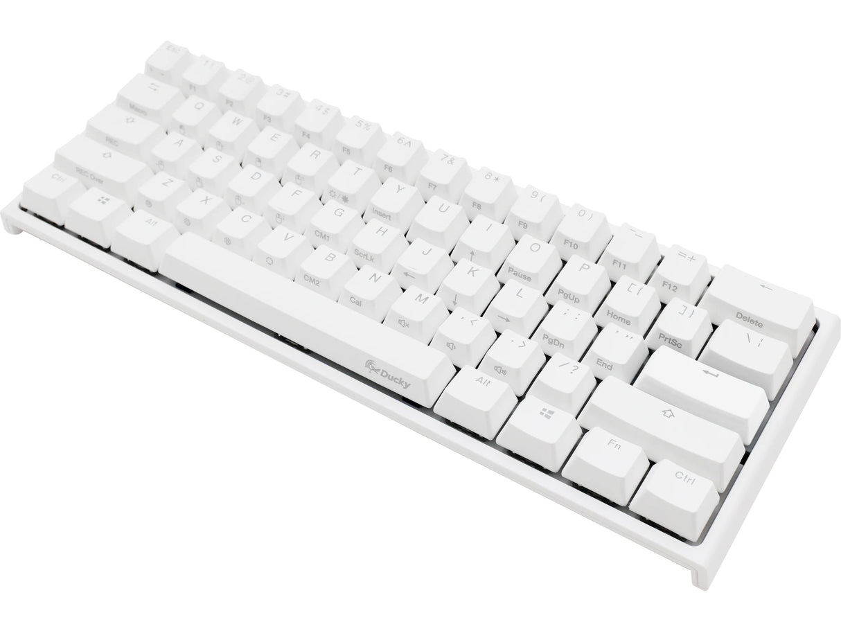 Ducky - One 2 Mini White 2020 Cherry Red RGB Ducky