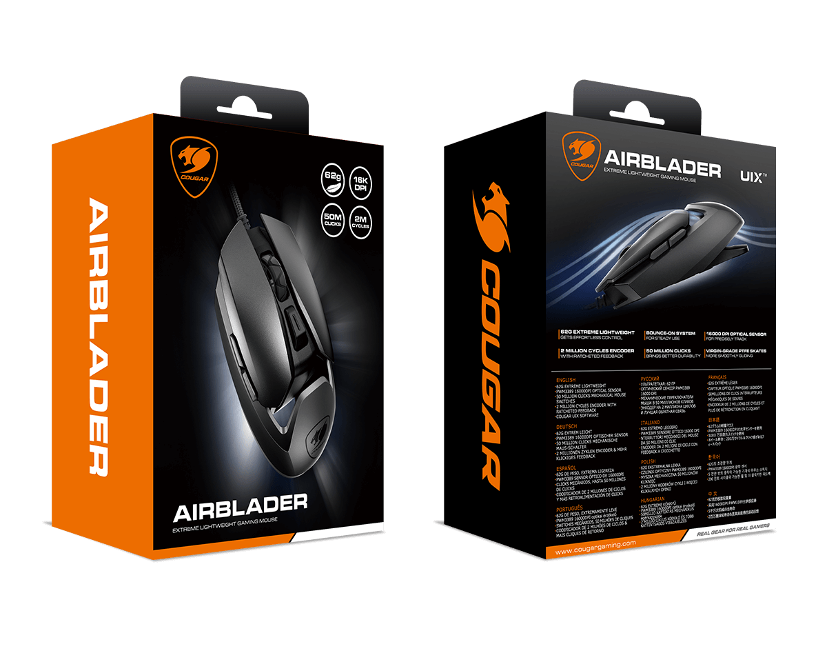 Cougar Airblader Ultra Light Gaming Mouse Cougar